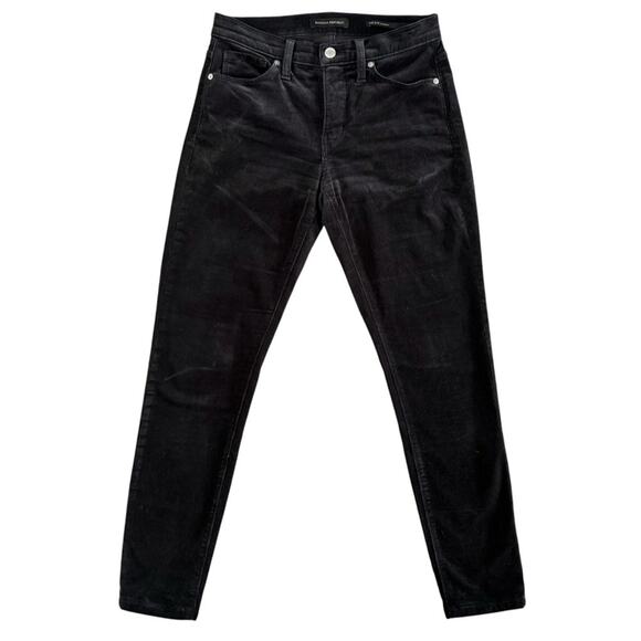 Banana Republic Pants - Banana Republic Corduroy Pants women’s size 26 Dark Gray mid rise skinny preppy